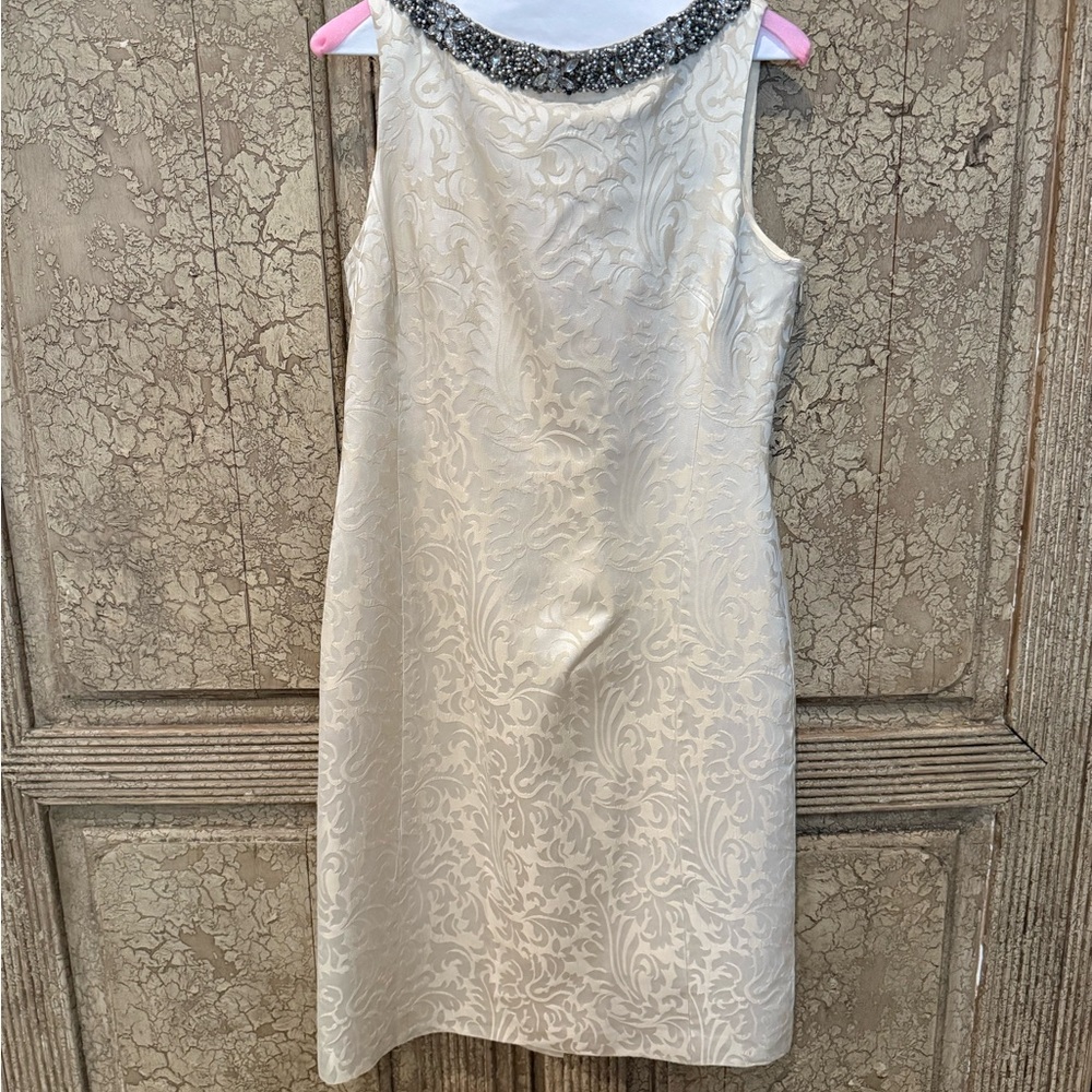 Banana Republic Cream Sleeveless Dress